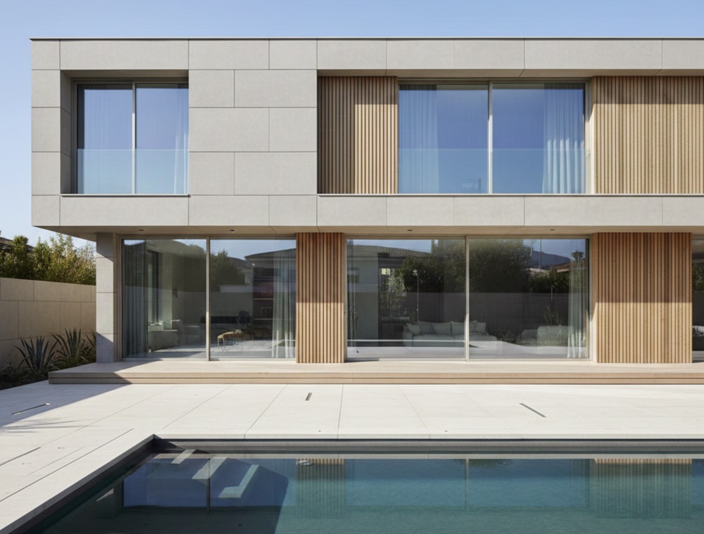 Szklane ściany przesuwne w domu